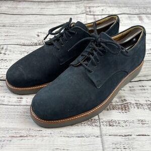 Samuel Hubbard Shoes Blue Suede Free Oxford Shoes Leather M2160 086 Vibram Sole